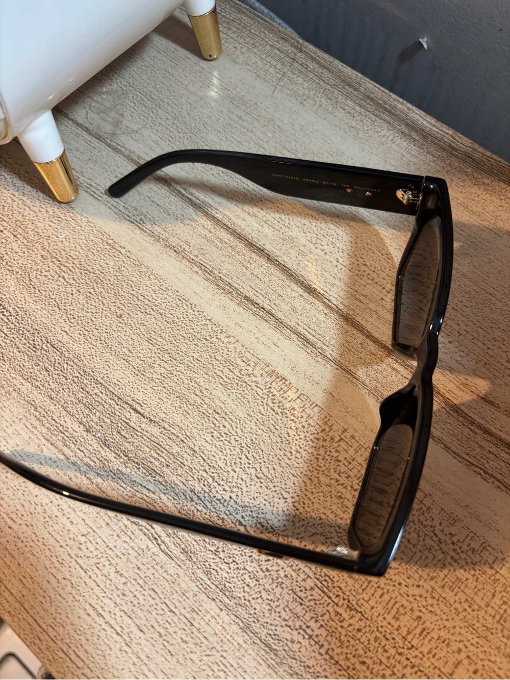 Marc Jacobs Black Oversized Square Sunglasses - Picture 2 of 7